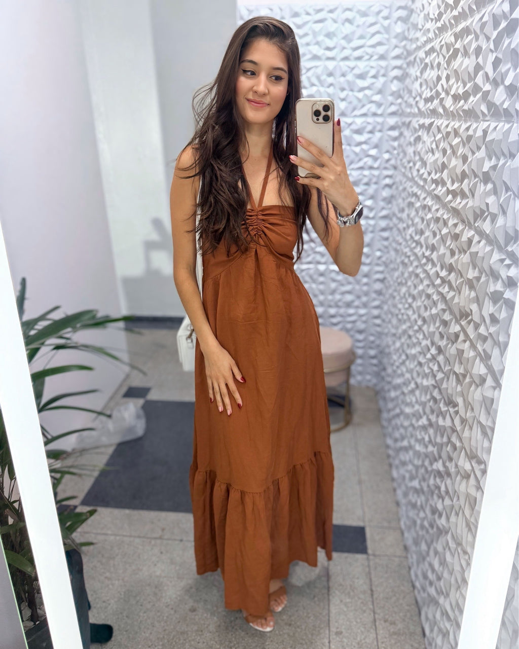 Vestido Longo Amarração