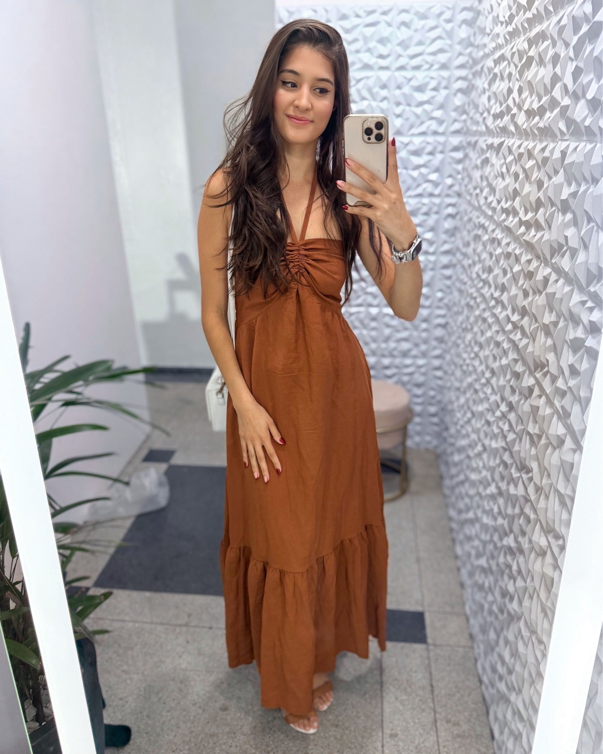 Vestido Longo Amarração