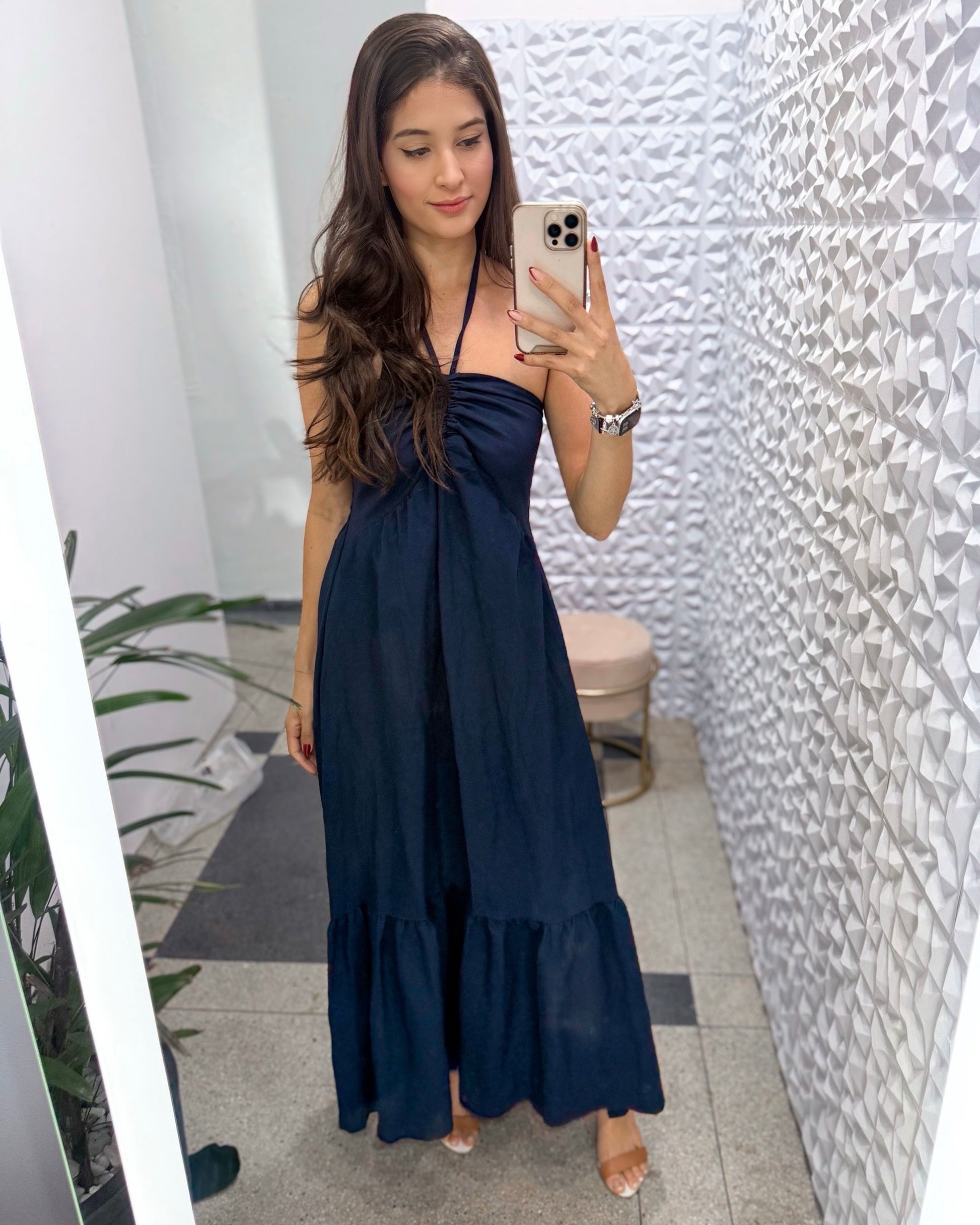 Vestido Longo Amarração