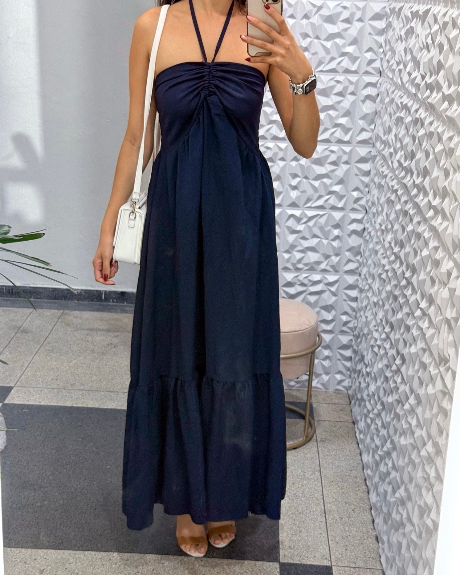 Vestido Longo Amarração