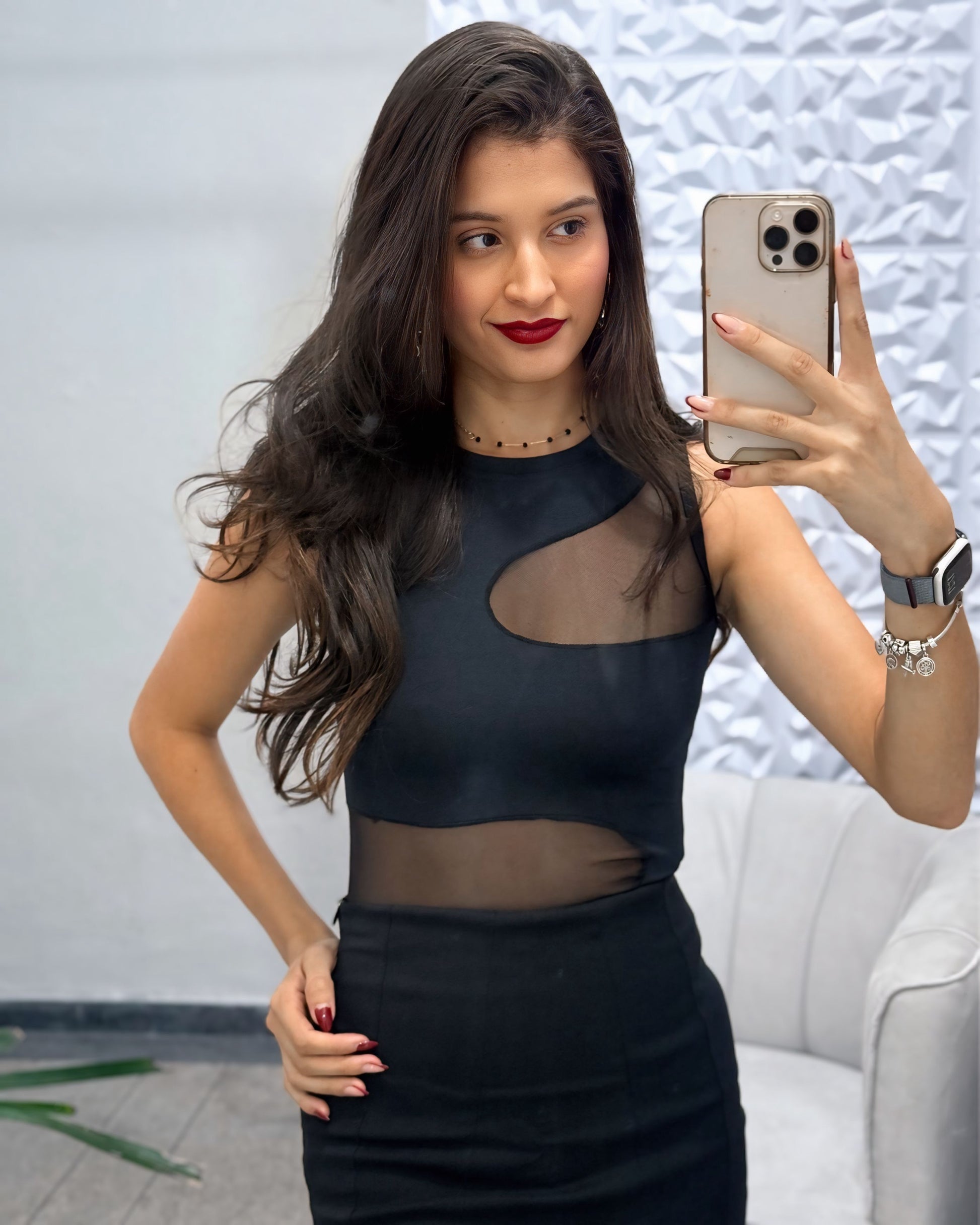 Body Detalhes em Tule